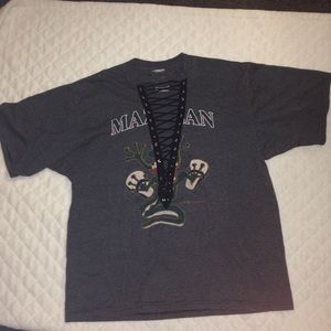 LF Vintage lace up tee