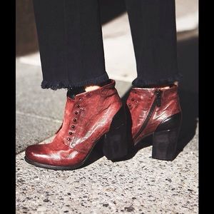 A.S. 98 Free People Leather Booties