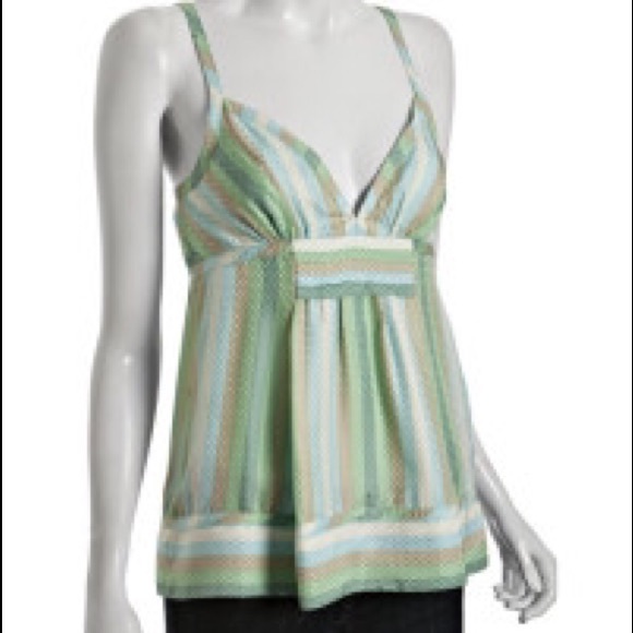 NWT Marc by Marc Jacobs Key Lime 100% Silk Top, 4