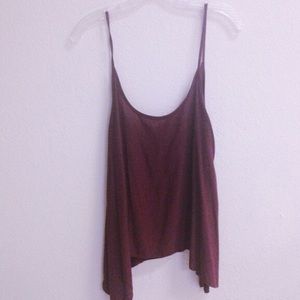🎀 Brandy Melville Maroon tank top
