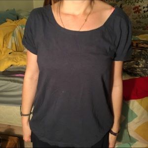 PINK cutout t-shirt