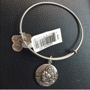 Silver Buddha Alex and Ani bangle