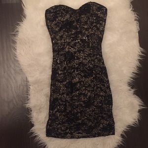 Black Sequin Dress