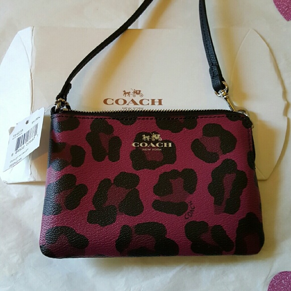 Coach Handbags - NWT! Coach Ocelot Wristlet