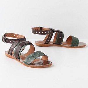 Leifsdottir Ulli Strappy Ankle Sandals Size 37