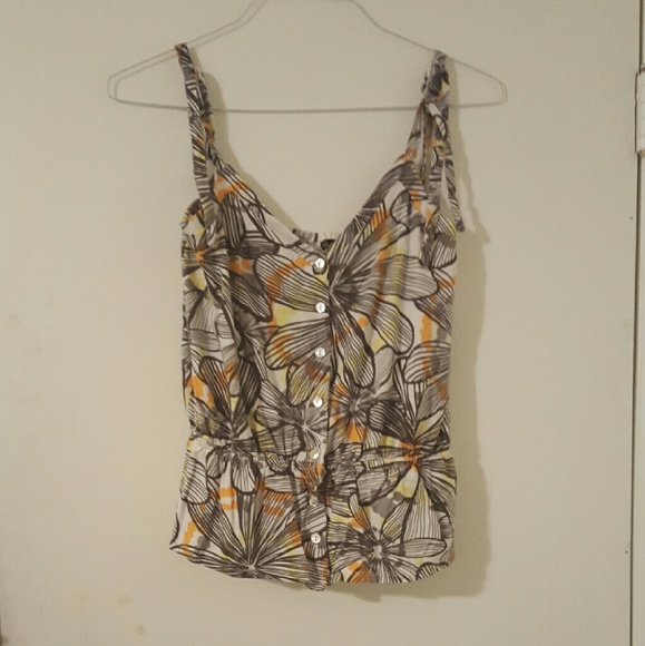Flower print top