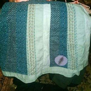 Patchwork skirt with Grateful Dead 13 bolt