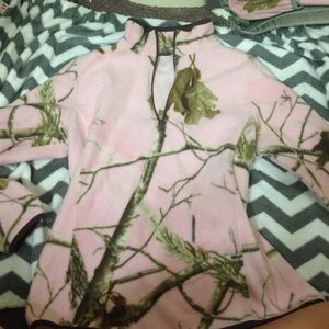 Sweatshirt pink camo