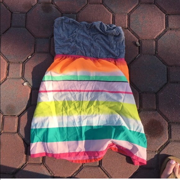 Roxy multicolored striped cover up