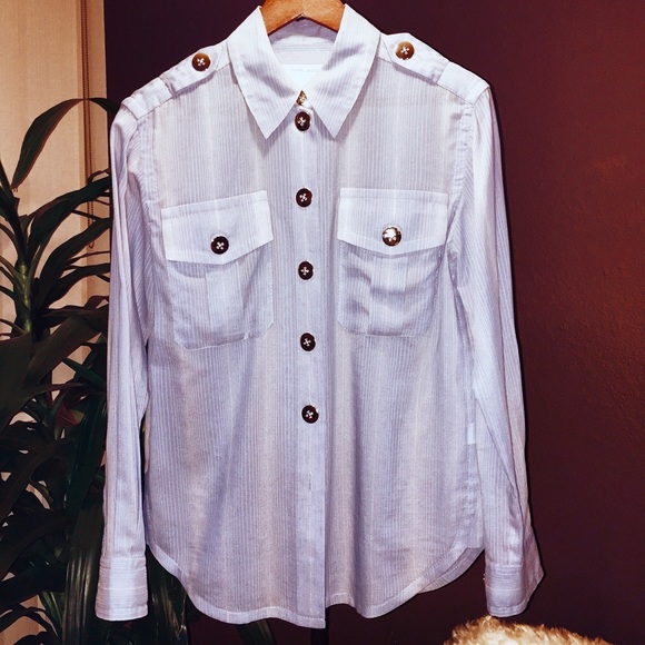 Mark Jacobs button-up baby blue shirt Size 4