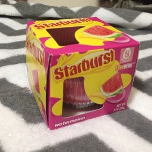 Watermelon starburst candle