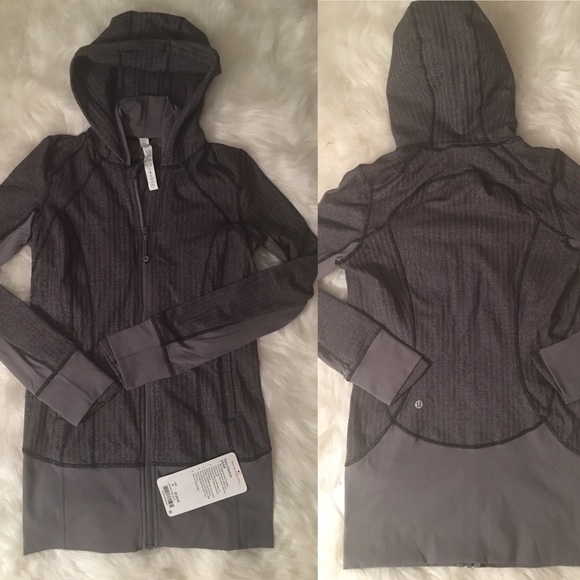 Lululemon Daily Practice Jacket Herringbone Size 6
