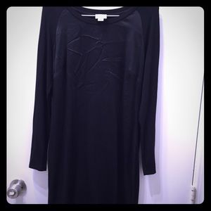 Oversize baseball jersey dress