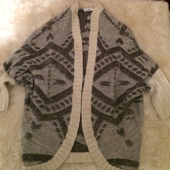 tribal print sweater