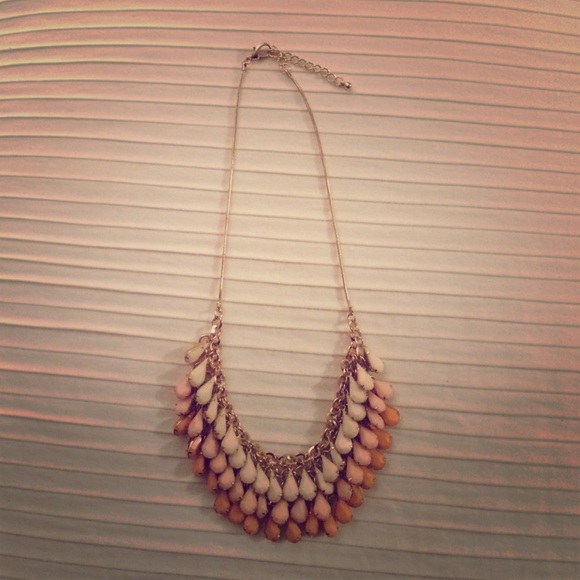 Ombré beaded boutique necklace