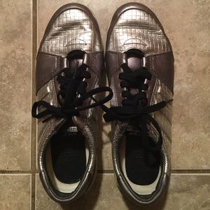 Adidas metallic sneakers size 7 (womens)