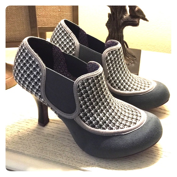 Snazzy Sensation Houndstooth Bootie by Ruby Shoo