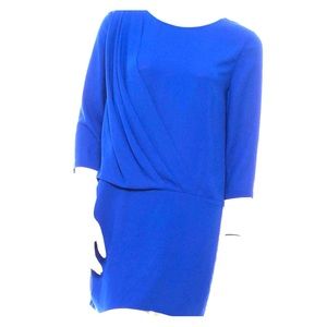 IRO long sleeve mini dress (cobalt blue/ size 0)