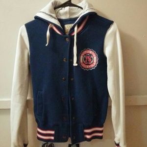 Varsity Jacket with Hooddie