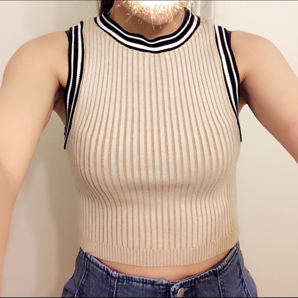 Contrast-Trim Sweater