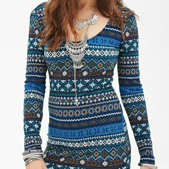 New! Tribal print bodycon