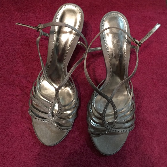 Silver heels