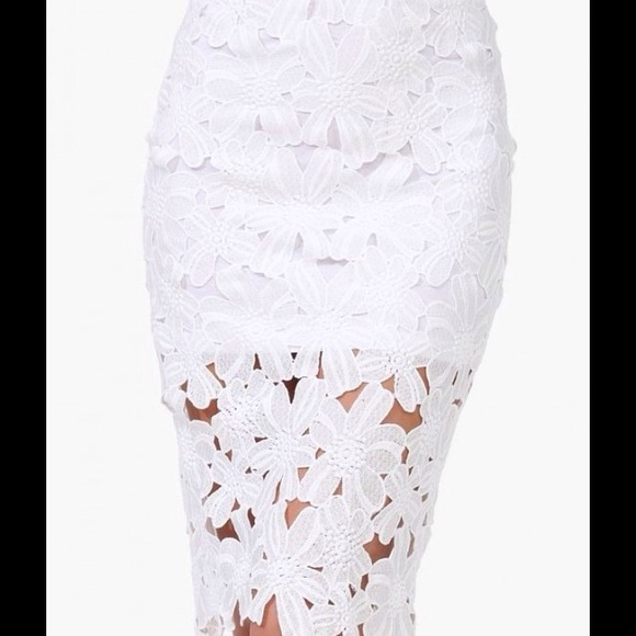 Lace Floral Skirt
