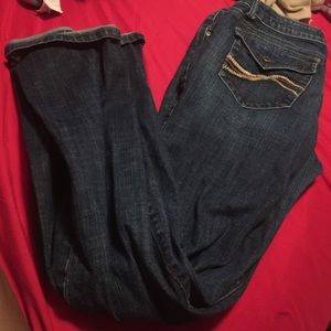 Boot cut jeans