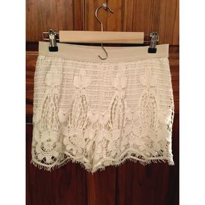 Lace shorts