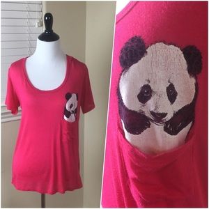 SUGAR HIGH Panda Shirt Size Large