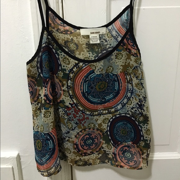 Boho pattern tank top
