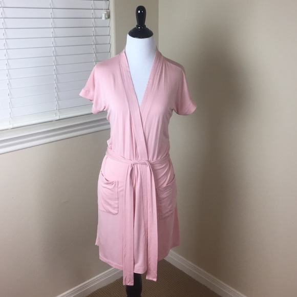 VICTORIAS SECRET Light Pink Modal Robe XS