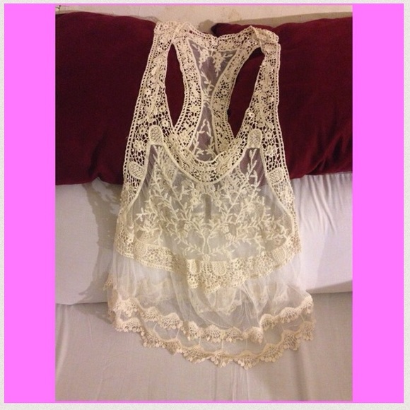 🎉HOST PICK 4/16, 8/28🎉 Lace Beach Cover Up - Picture 2 of 2