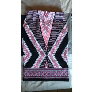Plus Size High Waisted Skirt