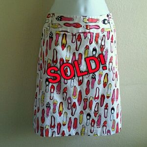 SANDRA Shoe Lover's Cotton/Spandex Shirt!