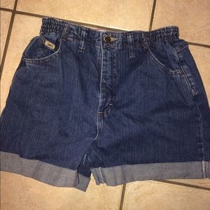 High waisted shorts
