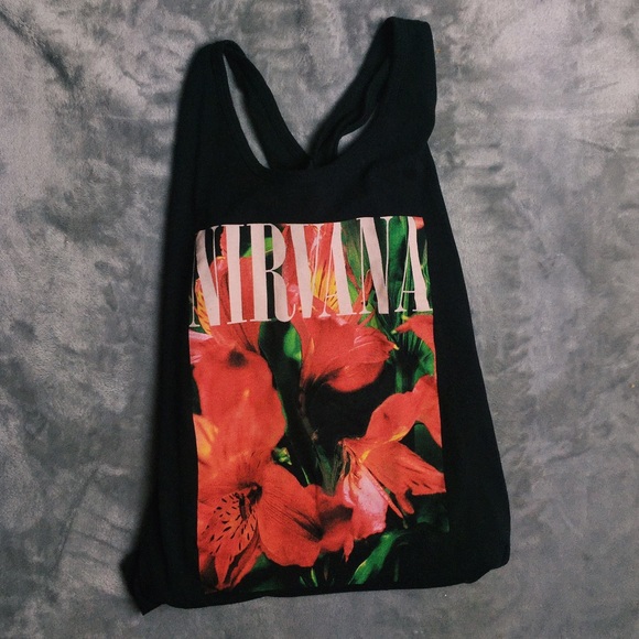 nirvana band tank top