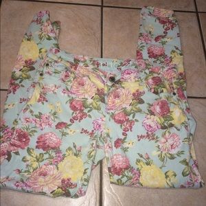 Floral jeggings