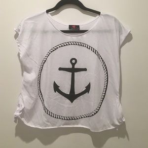 Urban outfitters loose white top