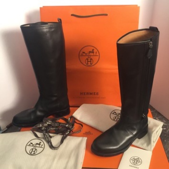 Hermes Land Calf Leather Boots - Picture 2 of 8