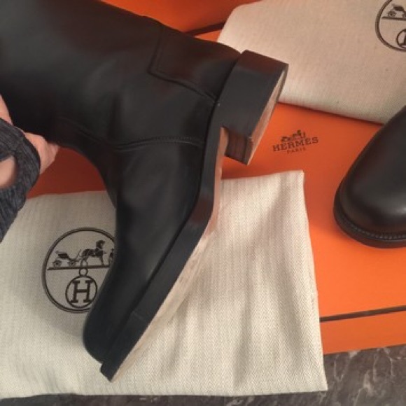 Hermes Land Calf Leather Boots - Picture 3 of 8