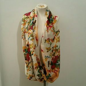 Anthropologie Feathers by Tolani Infiniti Scarf
