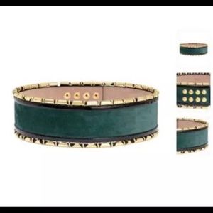 Balmain H&M Green sued Belt sz S/XS