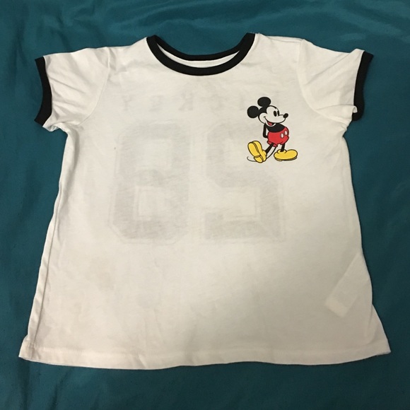 Forever 21 Mickey Mouse Crop Top