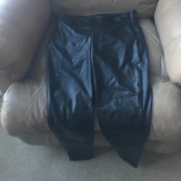 Ann Taylor pleather pants