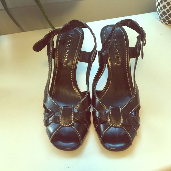 Nine West heeled sandals.