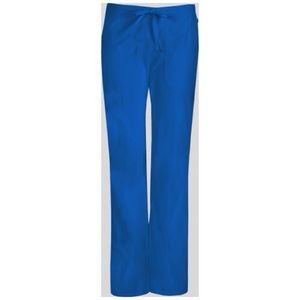 Code Happy PETITE Drawstring Scrub Pants in Royal