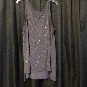 Ladies embellished tank