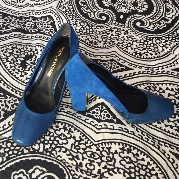 You can't live without these BLUE SUEDE shoes!!!!