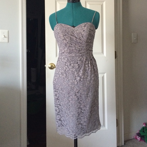 Davids bridal lace bridesmaid dress